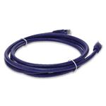 Picture of 7ft Purple CAT 6 PVC Ethernet Cable Snagless Bubble Boot RJ-45 M/M