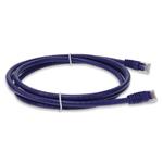 Picture of 7ft Purple CAT 6 PVC Ethernet Cable Snagless Bubble Boot RJ-45 M/M