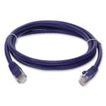Picture of 7ft Purple CAT 6 PVC Ethernet Cable Snagless Bubble Boot RJ-45 M/M