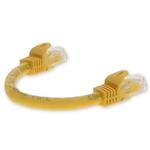 Picture of 7ft Yellow CAT 6A PVC Ethernet Cable Non-Booted RJ-45 M/M