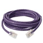 Picture of 7ft Purple CAT 6 PVC Ethernet Cable Non-Booted RJ-45 M/M