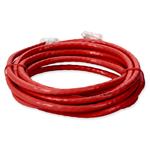 Picture of 7ft Red CAT 6 PVC Ethernet Cable Non-Booted RJ-45 M/M