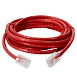 Picture of 7ft Red CAT 6 PVC Ethernet Cable Non-Booted RJ-45 M/M