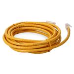 Picture of 7ft Yellow CAT 6 PVC Ethernet Cable Non-Booted RJ-45 M/M