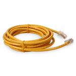Picture of 7ft Yellow CAT 6 PVC Ethernet Cable Non-Booted RJ-45 M/M