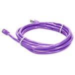 Picture of 7ft Violet CAT 6 Shielded PVC Ethernet Cable Snagless Easy Clear Boot RJ-45 M/M