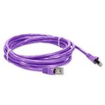 Picture of 7ft Violet CAT 6 Shielded PVC Ethernet Cable Snagless Easy Clear Boot RJ-45 M/M