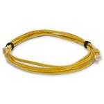 Picture of 7ft Yellow CAT 6 Shielded PVC Ethernet Cable Snagless Easy Clear Boot RJ-45 M/M