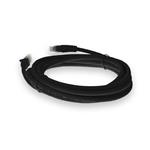 Picture of 7ft Black CAT 6 PVC Ethernet Cable Snagless Easy Boot RJ-45 M/M