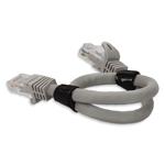 Picture of 7ft Gray CAT 6 PVC Ethernet Cable Snagless Easy Boot RJ-45 M/M
