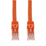 Picture of 7ft Orange CAT 6 PVC Ethernet Cable Snagless Easy Boot RJ-45 M/M