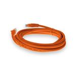 Picture of 7ft Orange CAT 6 PVC Ethernet Cable Snagless Easy Boot RJ-45 M/M