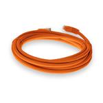 Picture of 7ft Orange CAT 6 PVC Ethernet Cable Snagless Easy Boot RJ-45 M/M
