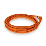 Picture of 7ft Orange CAT 6 PVC Ethernet Cable Snagless Easy Boot RJ-45 M/M