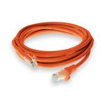 Picture of 7ft Orange CAT 6 PVC Ethernet Cable Snagless Easy Boot RJ-45 M/M