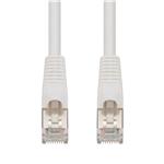 Picture of 7ft White CAT 7 Shielded (S/FTP) PVC Ethernet Cable Snagless Bubble Boot RJ-45 M/M