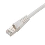 Picture of 7ft White CAT 7 Shielded (S/FTP) PVC Ethernet Cable Snagless Bubble Boot RJ-45 M/M