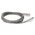 Picture of 7ft Gray CAT 6A Slim PVC Ethernet Cable Snagless Clear-Claw RJ-45 M/M