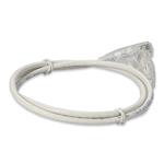Picture of 7ft White CAT 6A Slim PVC Ethernet Cable Snagless Clear-Claw RJ-45 M/M