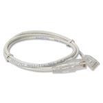 Picture of 7ft White CAT 6A Slim PVC Ethernet Cable Snagless Clear-Claw RJ-45 M/M