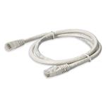 Picture of 8ft White CAT 6 PVC Ethernet Cable Snagless Bubble Boot RJ-45 M/M