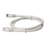 Picture of 8ft White CAT 6 PVC Ethernet Cable Snagless Bubble Boot RJ-45 M/M