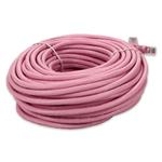 Picture of 98ft Pink CAT 6 PVC Ethernet Cable Snagless Bubble Boot RJ-45 M/M