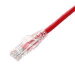 Picture of 9ft Red CAT 6 PVC Ethernet Cable Snagless Easy Clear Boot TAA RJ-45 M/M
