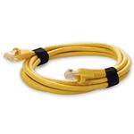 Picture of 9ft Yellow CAT 6 PVC Ethernet Cable Snagless Bubble Boot RJ-45 M/M