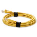 Picture of 9ft Yellow CAT 6 PVC Ethernet Cable Snagless Bubble Boot RJ-45 M/M