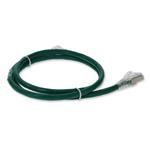 Picture of 9ft Green CAT 6 Shielded PVC Ethernet Cable Snagless Easy Clear Boot TAA RJ-45 M/M
