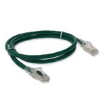 Picture of 9ft Green CAT 6 Shielded PVC Ethernet Cable Snagless Easy Clear Boot TAA RJ-45 M/M