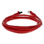 Picture of 9ft Red CAT 6 Shielded PVC Ethernet Cable Snagless Easy Clear Boot TAA RJ-45 M/M
