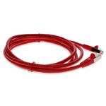 Picture of 9ft Red CAT 6 Shielded PVC Ethernet Cable Snagless Easy Clear Boot TAA RJ-45 M/M