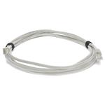 Picture of 9ft White CAT 6 Shielded PVC Ethernet Cable Snagless Easy Clear Boot TAA RJ-45 M/M
