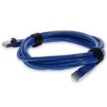 Picture of 9ft Blue CAT 7 Shielded (S/FTP) PVC Ethernet Cable Snagless Bubble Boot RJ-45 M/M