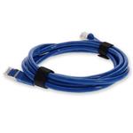 Picture of 9ft Blue CAT 7 Shielded (S/FTP) PVC Ethernet Cable Snagless Bubble Boot RJ-45 M/M