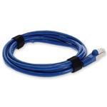 Picture of 9ft Blue CAT 7 Shielded (S/FTP) PVC Ethernet Cable Snagless Bubble Boot RJ-45 M/M