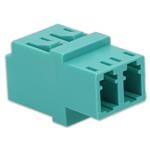Picture of LC Female to LC Female MMF OM4 Duplex Fiber Optic Adapter