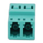 Picture of LC Female to LC Female MMF OM4 Duplex Fiber Optic Adapter