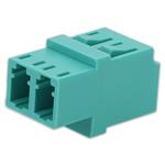 Picture of LC Female to LC Female MMF OM4 Duplex Fiber Optic Adapter