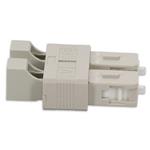 Picture of SC Male to LC Female MMF OM3 Duplex Fiber Optic Adapter