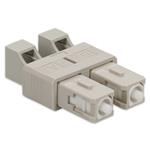 Picture of SC Male to LC Female MMF OM3 Duplex Fiber Optic Adapter