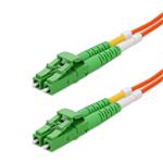 Picture of 0.5m ALC to ALC Orange OM2 Duplex OFNP (Plenum-Rated) Fiber Patch Cable