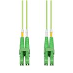 Picture of 0.5m ALC to ALC Lime Green OM5 Duplex LSZH Fiber Patch Cable