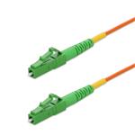 Picture of 0.5m ALC to ALC Orange OM2 Simplex OFNP (Plenum-Rated) Fiber Patch Cable