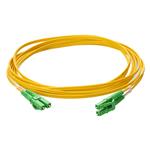 Picture of 1m ALC to ALC Yellow OS2 Duplex OFNR (Riser-Rated) SMF Fiber Patch Cable