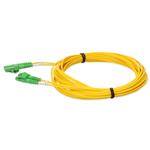 Picture of 10m ALC to ALC Yellow OS2 Duplex Microboot, Snagless OFNR (Riser-Rated) SMF Fiber Patch Cable