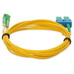 Picture of 5m ALC to ASC Yellow OS2 Duplex OFNR (Riser-Rated) SMF Fiber Patch Cable