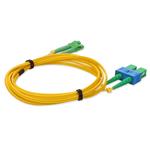 Picture of 5m ALC to ASC Yellow OS2 Duplex OFNR (Riser-Rated) SMF Fiber Patch Cable